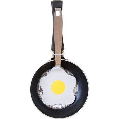 Conjunto Mini Frigideira 12cm Antiaderente com Espátula Cazza Preto