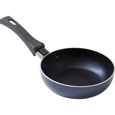 Conjunto Mini Frigideira 12cm Antiaderente com Espátula Cazza Azul