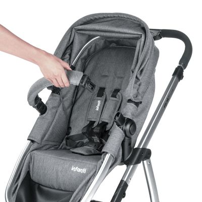 Travel System Epic Lite Duo Infanti - Grey Steel
