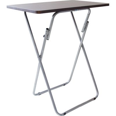 Mesa Dobrável Retangular Cazza Madeira Escura