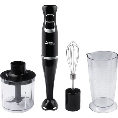 Multi Mixer com Mini Processador Lenoxx 3 em 1 Turbo 600 PMX 403 Preto 127V
