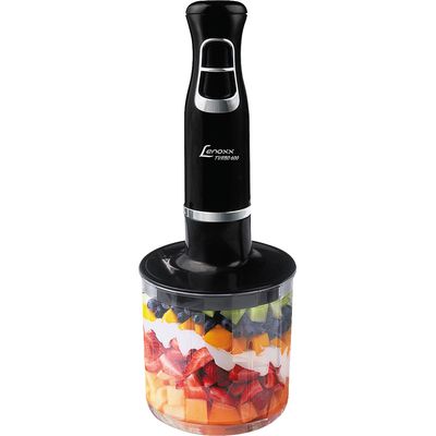 Multi Mixer com Mini Processador Lenoxx 3 em 1 Turbo 600 PMX 403 Preto 127V