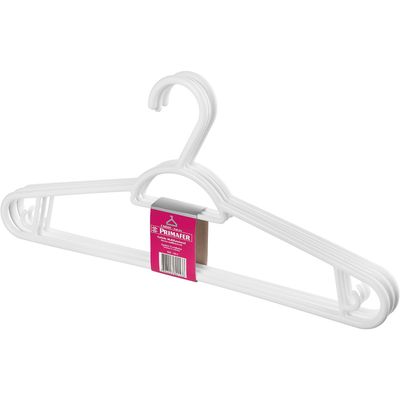 Conjunto de 3 Cabides Primafer Branco