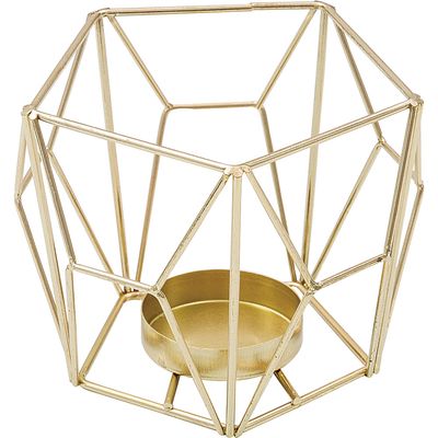Porta Vela Pentágono Cazza Dourado