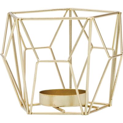 Porta Vela Pentágono Cazza Dourado