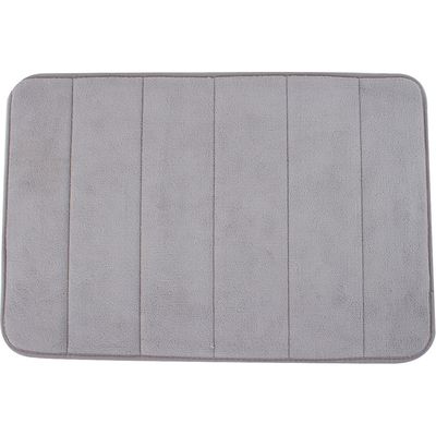 Tapete Fofo Banheiro 40x60cm Ogza Cinza