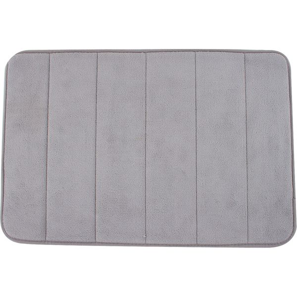 Tapete Fofo Banheiro 40x60cm Ogza Cinza