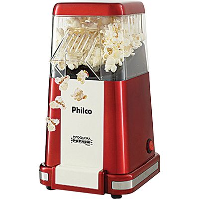Pipoqueira Elétrica Philco PopNew Retrô PPI02 Vermelha 127V