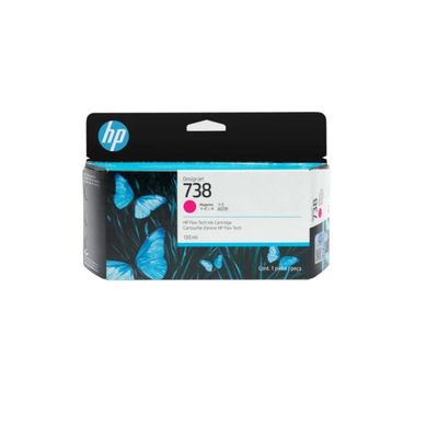 Cartucho de Tinta HP 738 Ciano PLUK 130ML 498N5A