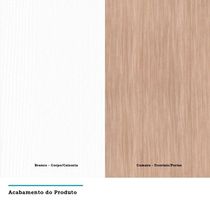 Balcão De Pia Sem Tampo Para Cozinha 120cm 2 Portas 4 Gavetas Pérola Luciane Móveis