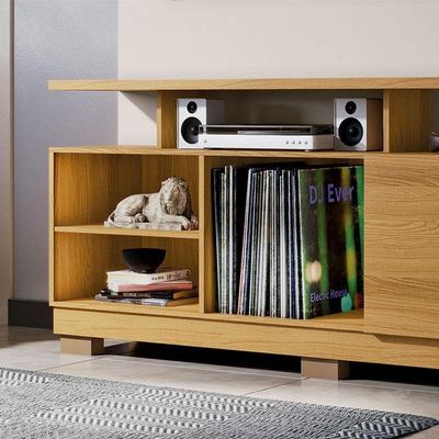 Estante Home Theater Artheo Cinamomo Off White - Hb Móveis