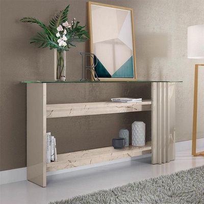 Aparador Frizz Calacata Off White - Madetec