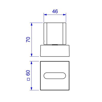 Acabamento Para Registro De Gaveta Deca Polo 4900.c33.pq 1-2", 3-4" E 1" Cromado