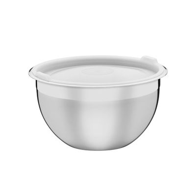 Recipiente Cucina Inox Tampa Plástica 24Cm 5,2 L