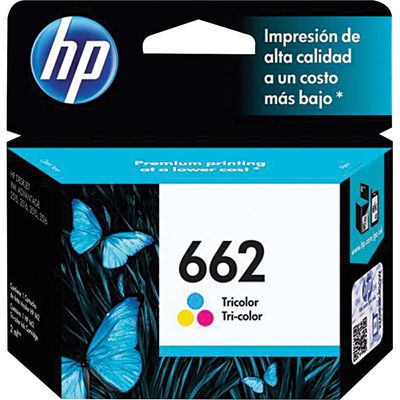 Cartucho de Tinta HP 662 Tricolor