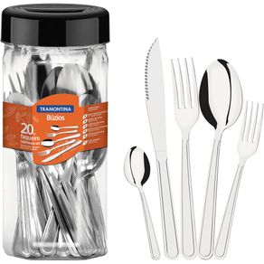 Faqueiro-20-Pecas-Inox-com-Pote-Buzios-Tramontina-