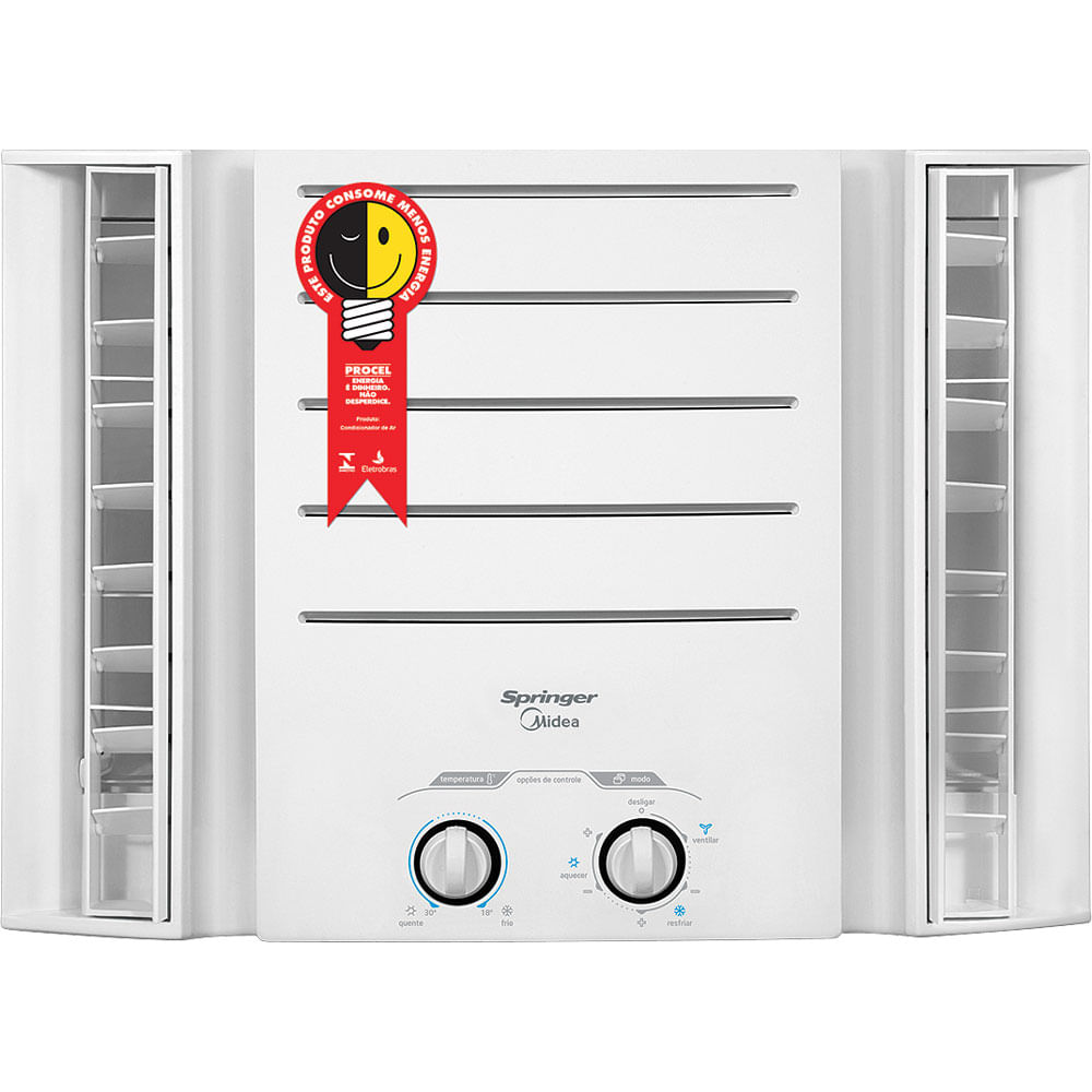 Ar Condicionado 7500 BTUS Springer Midea QCI078BB Mecânico Frio 127V