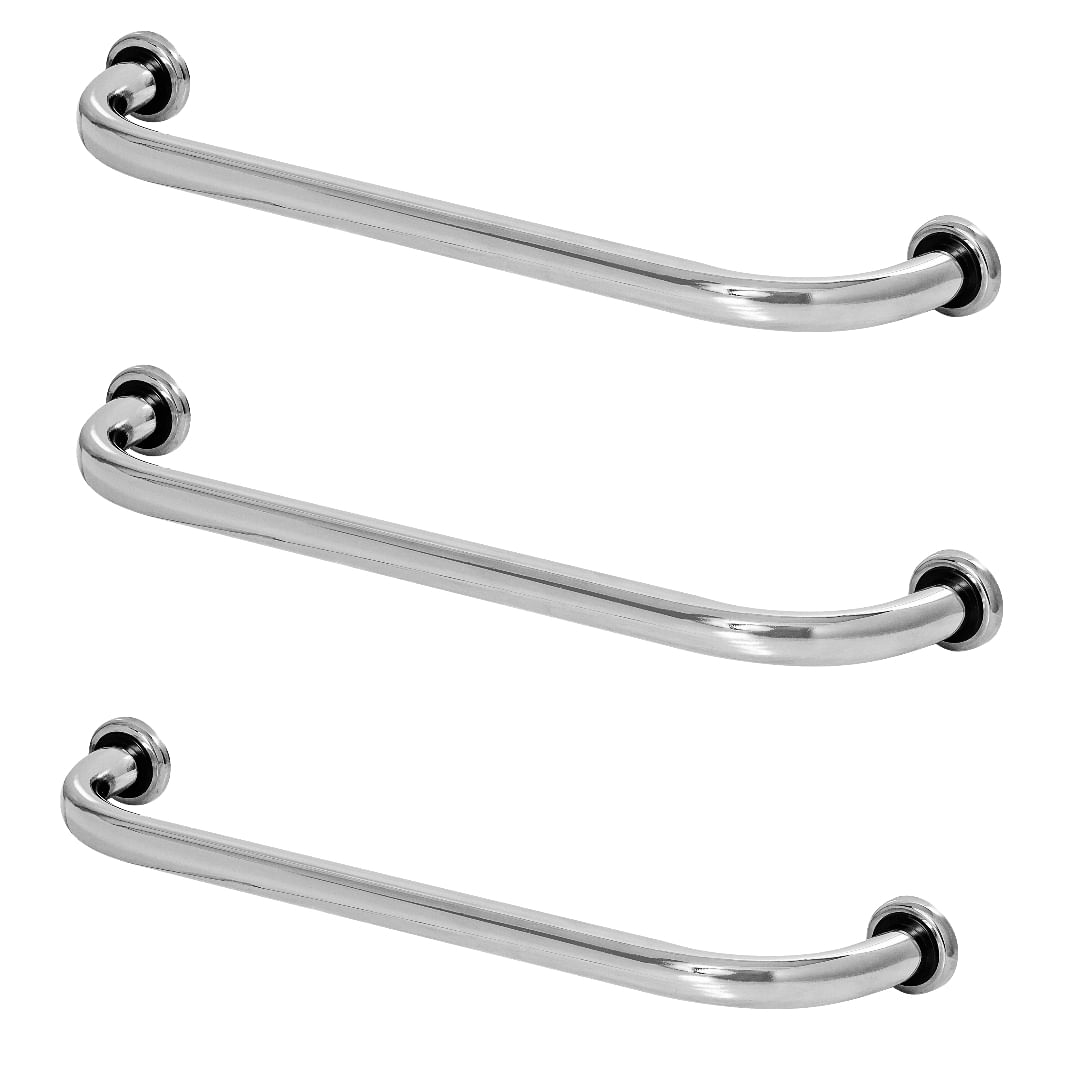 Kit 3 Barras De Apoio Para Banheiro 2 De 40cm E 1 De 60cm