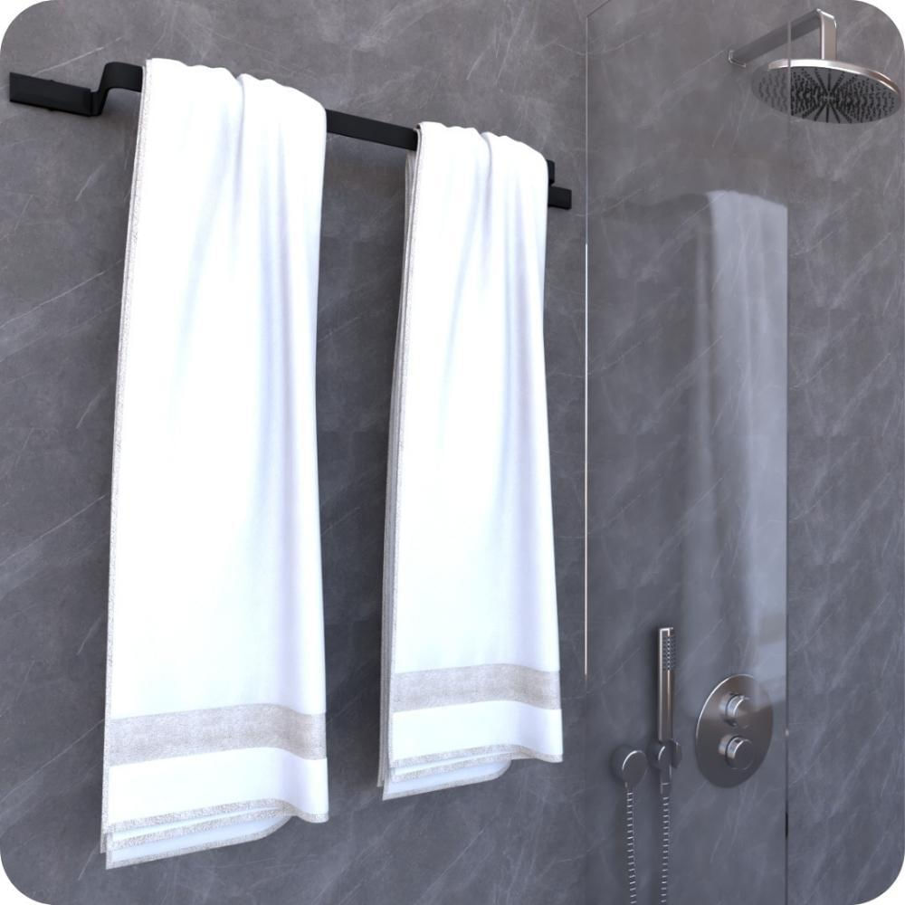 Kit Acessórios Para Banheiro Preto Fosco Empire 5 peças