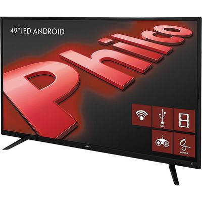 Smart TV LED 49" Philco PH49F30DSGWA com Conversor Digital Full HD com 2 Entradas HDMI e 2 Entradas USB Preta