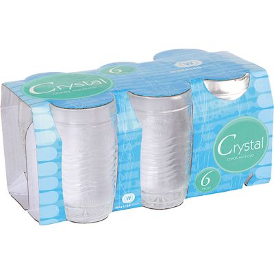 Conjunto 6 Copos Multiuso 300ml Wheaton Crystal