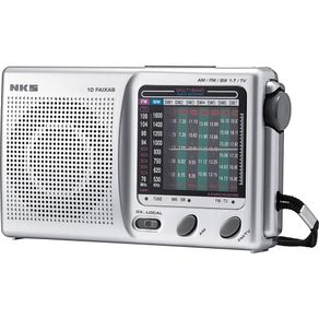 Radio-Portatil-com-10-Faixas.-Sintonizador-de-TV-e-AM-FM-SW-NKS-AC-117-