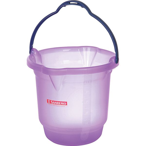 Balde 8,5L Hidrus Sanremo Roxo