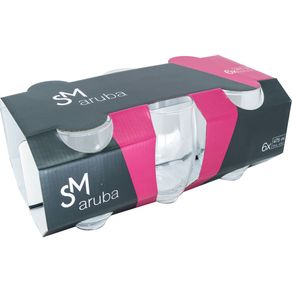 Conjunto 6 Copos 475ml SM Aruba Menor preço em Conjunto 6 Copos 475ml SM Aruba