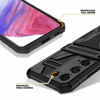 Capa Guardian para Samsung Galaxy A73 5G - Preta - Gshield