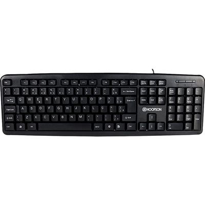 Teclado USB Hoopson Standard Home Office TPC-058 Preta