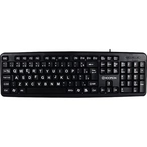 Teclado-USB-Hoopson-Standard-Home-Office-Teclas-Grandes-TPC-058G-Preta-