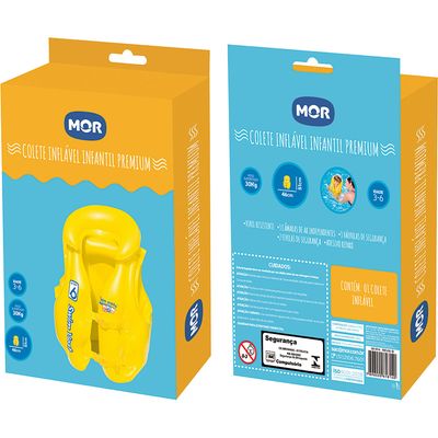 Colete Inflável Infantil Mor Premium 1814
