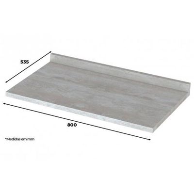 Tampo de Cozinha Modulado Americana 80cm Calcare - Henn