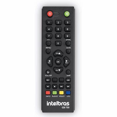 Conversor Digital Gravador Intelbras CD730 com HDMI Preto