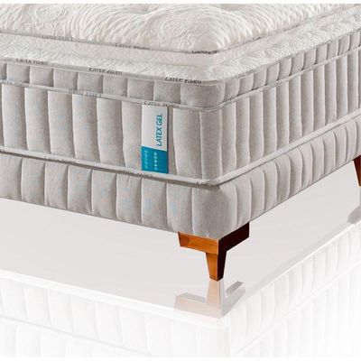 Colchão De Látex Qgel Com Cobre Plus Queen 158x198cm