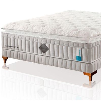 Colchão De Látex Qgel Com Cobre Casal 138x188cm