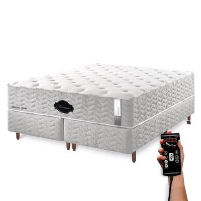 Colchão De Látex Híbrido Firme Box Solteiro 88x188cm