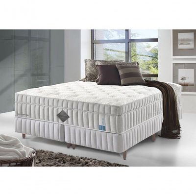 Colchão De Látex Qgel Com Cobre Box King 193x203cm