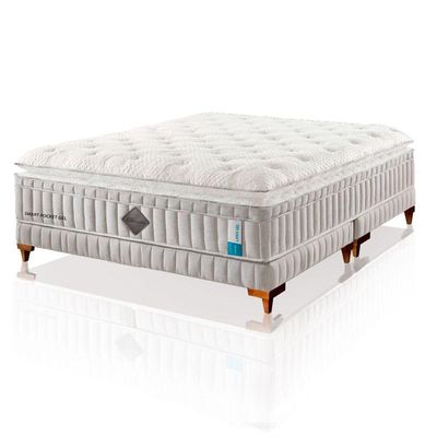 Colchão De Látex Qgel Com Cobre Queen 158x198cm