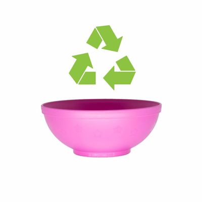 Prato Infantil Bowl 500 ml Infanti Rosa Escuro