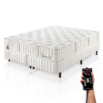 Colchão De Látex Médio Kit Spa Queen 158x198cm