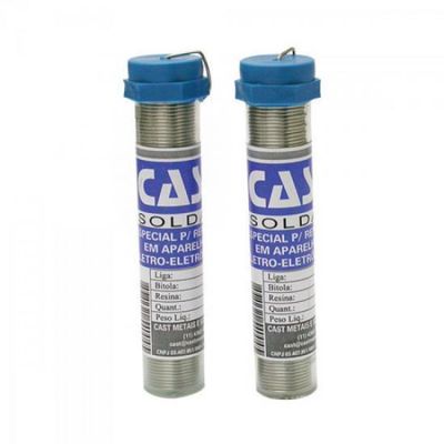 Solda Tubo 63X34 25G AZUL Solda CAST