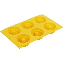 Forma de Cupcakes Cazza Bakery Silicone com 6 Cavidades Sortida