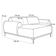 Sofá 3 Lugares com Chaise Esquerdo Para Sala Molino 230 cm D02 Veludo Cinza C-317 -Lyam Decor