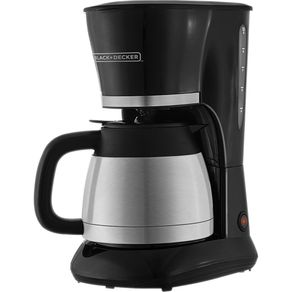 Cafeteira-Eletrica-20-Xicaras-Black---Decker-CM200I-com-Jarra-Inox-Termica-Preta-e-Prata-127V