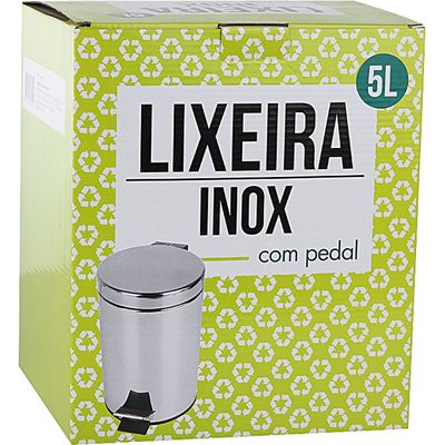 Lixeira de Inox 5l com Pedal