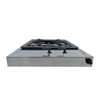 Bifeteira À Gás Estilo Cooktop Queimador Duplo