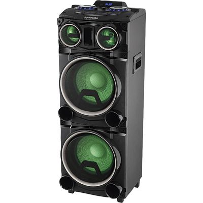 Caixa Amplificada Bluetooth 1500WRMS Gradiente Power Bass GCA103 Entradas USB e SD