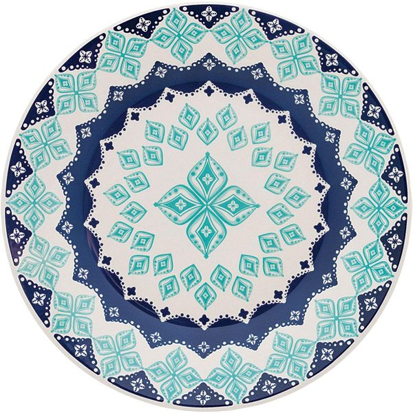 Prato de Cerâmica Raso 24cm Biona Lola