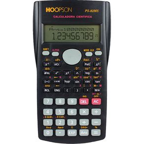 Calculadora-Cientifica-12-Digitos-Hoopson-PS-82MS-Preta